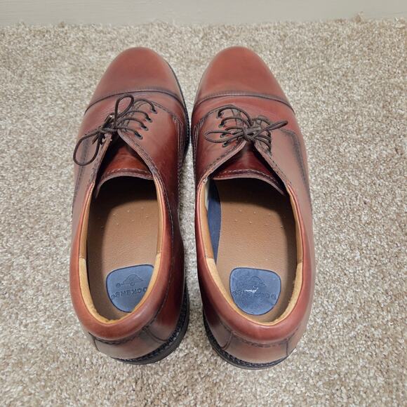 Dockers Red Brown Leather Cap Toe Oxford Dress Shoes Men\'s Size 16M main image 8